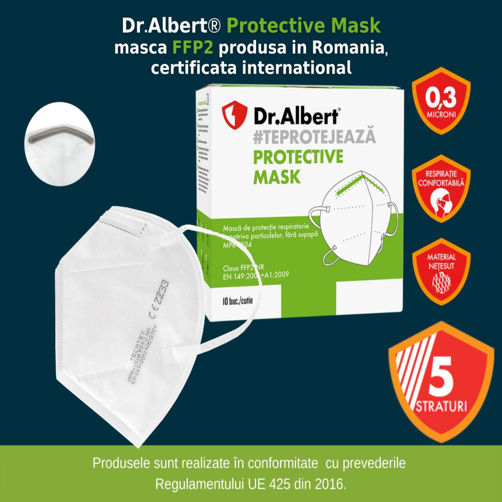Masca Protectie Faciala Ffp2 5 Straturi
